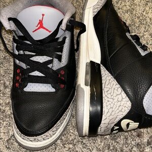 Jordan Kids Shoes Black and Gray